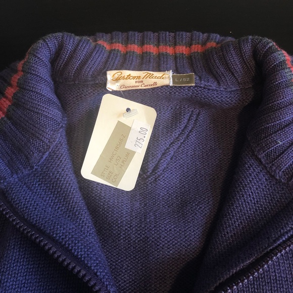 Wool 1/2 zip sweater 52 - Picture 3 of 8